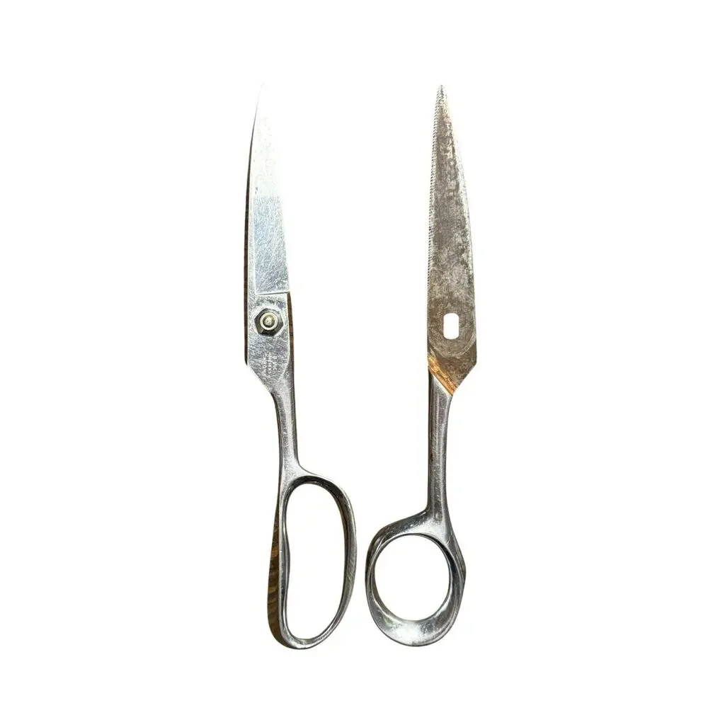 Vintage Cutco 8″ Chrome Scissors - Made in USA - Take-Apart All-Metal Shears